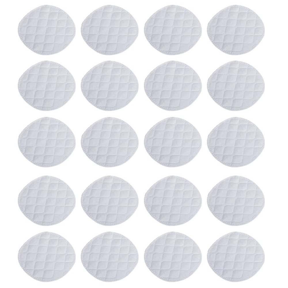 16 Washable White Cotton Nursing Pads