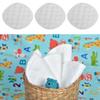 16 Washable White Cotton Nursing Pads view 4
