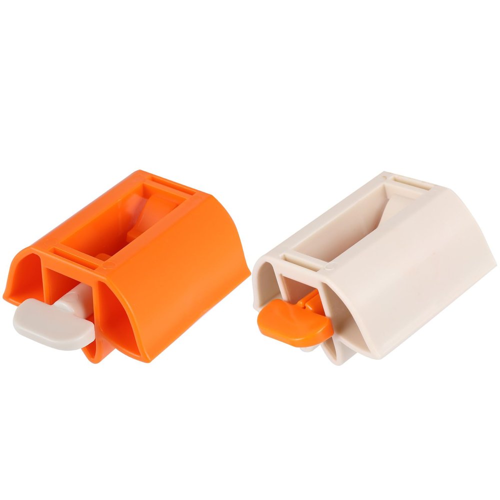 LIFKICH 2-Pack Multifunctional ABS Toothpaste Squeezers with Turning Handle