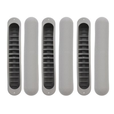 GETAJGHSD 6 Crutch Pads, TPR, Textured and Soft, for Everyday Crutch Use