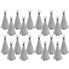 OKUMEYR 30-Piece Silver Iron Trumpet Bells, 5.5 x 2.5 cm view 1