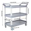 Large Utility 3-Tier Rolling Cart for Home, Salon & Tools view 2