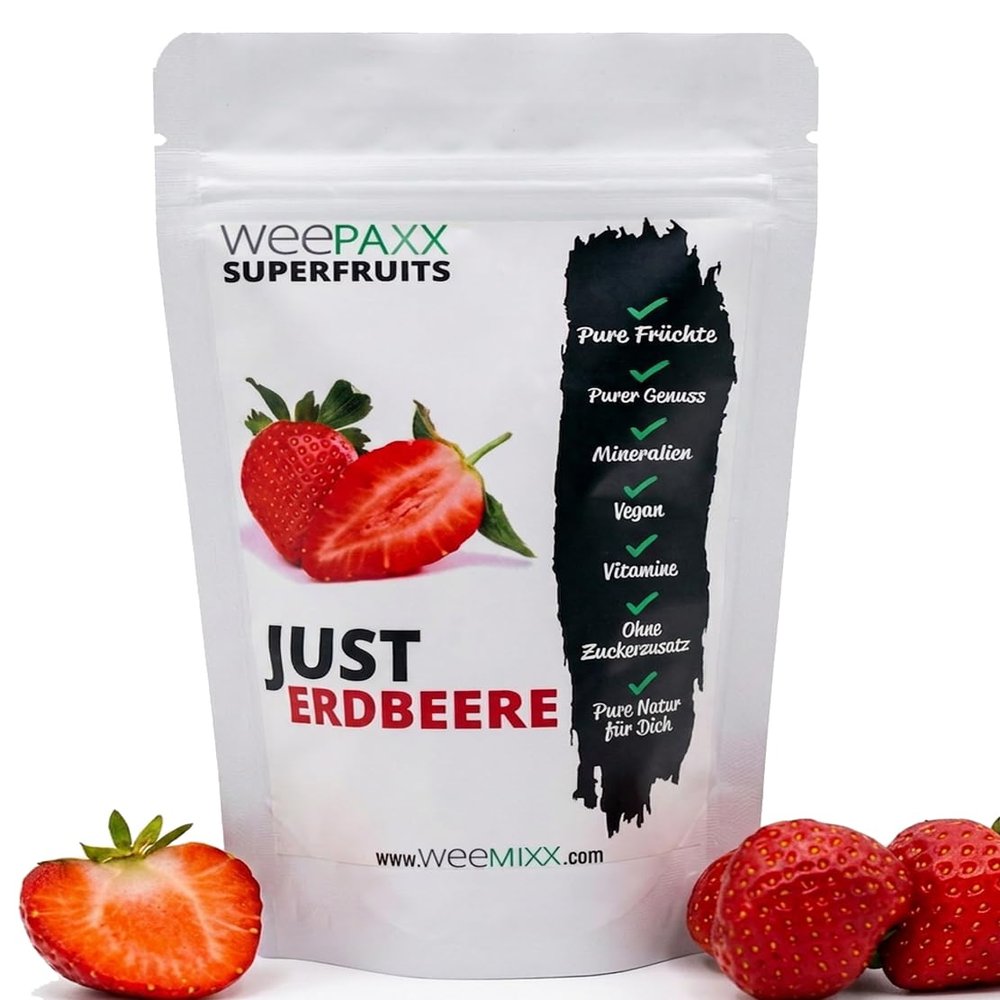 weemixx Freeze-Dried Strawberries 500 g | Strawberry Chips | Vegan & No Added Sugar*