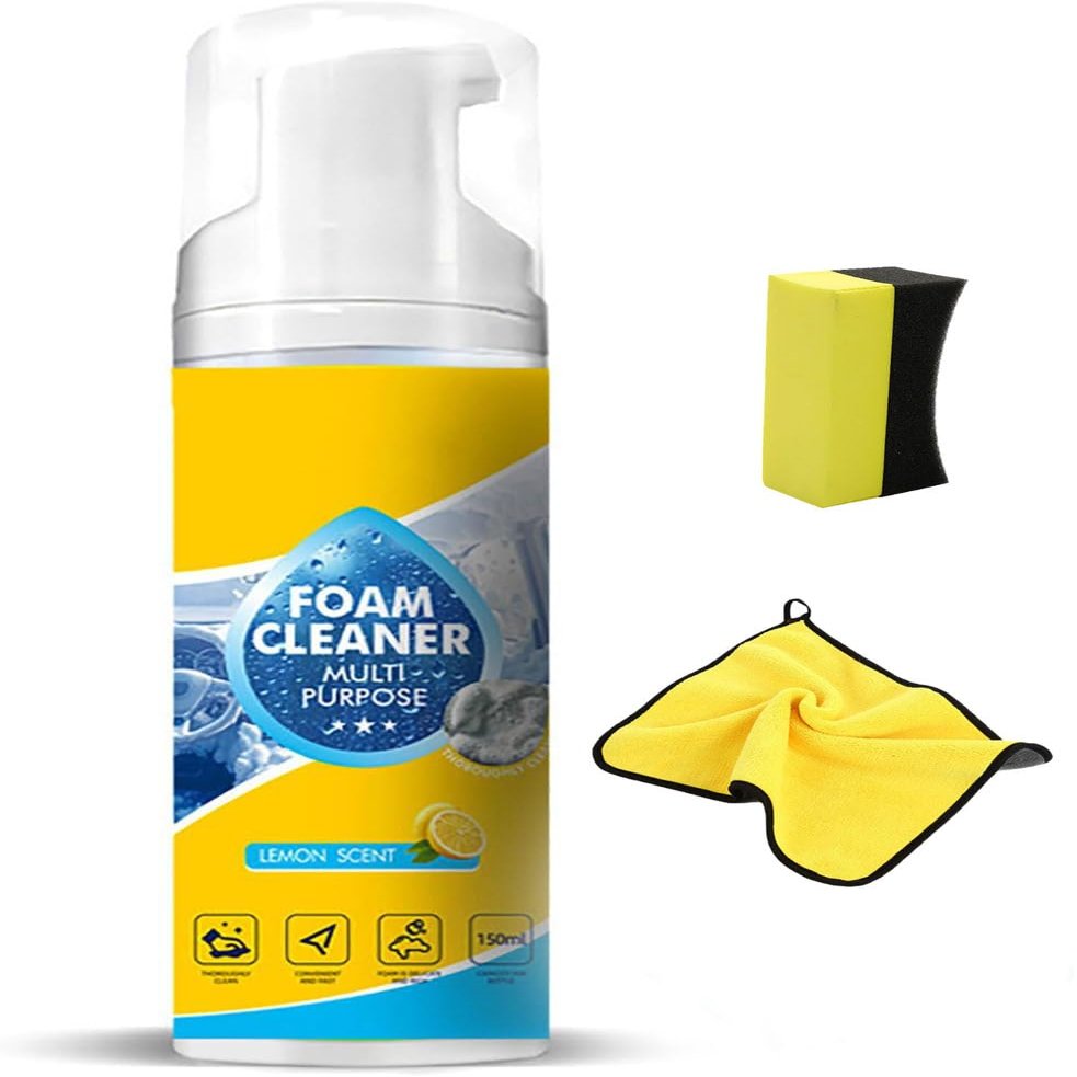 GoBrush Qifor 4-in-1 Multi-Enzyme Foam Cleaner, 150ml (5oz)