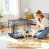 Moonlight Manor Dog Crate, 76 x 47.6 x 53.7 cm (M), Black view 3