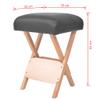 Teenpull Folding Massage Stool with 12 cm Thick Seat and 2 Neck Bolsters view 4