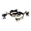 Almencla 2-Piece Stainless Steel Horse Spurs for Adults, Western and Cowboy Spurs view 1
