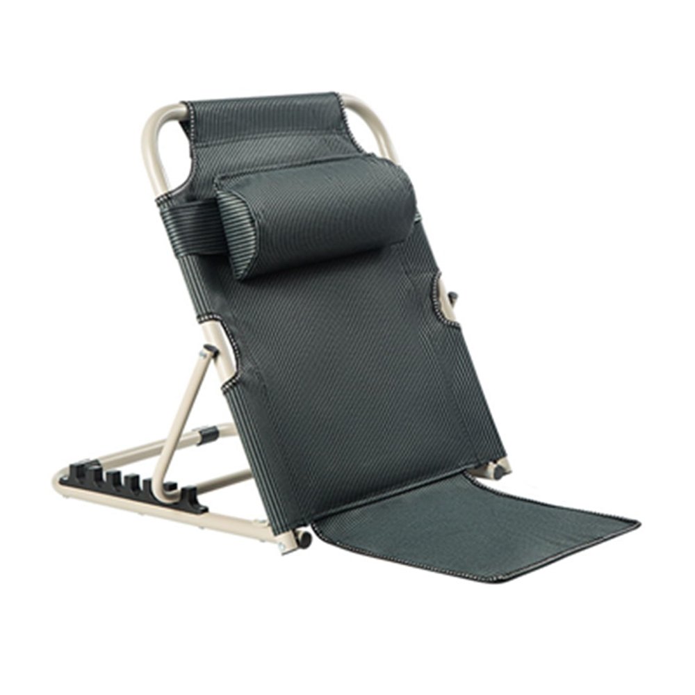 TYCIONG Adjustable Bed Backrest with Cushion, Umbra Blue
