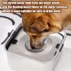 Slow-Drinking Water Bowl for Dogs, 3 L, Spill-Proof, Non-Slip Stainless Steel view 2