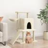 All-in-One Cat Tree with Cozy Hideaway, Ramp, Basket and Perch, 96.5 cm Tall view 1