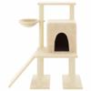 All-in-One Cat Tree with Cozy Hideaway, Ramp, Basket and Perch, 96.5 cm Tall view 3