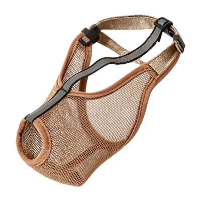 Soft Dog Muzzle, Reflective Mesh Mouth Guard