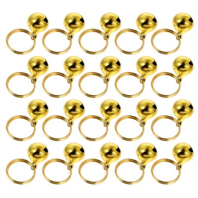 GALPADA Small Pet Bells with Easy Closure - 20 Pack Copper