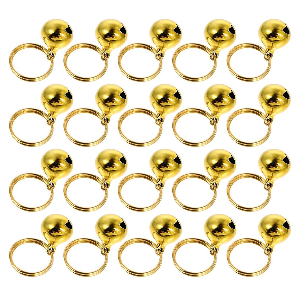 GALPADA Small Pet Bells with Easy Closure - 20 Pack Copper