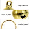 GALPADA Small Pet Bells with Easy Closure - 20 Pack Copper view 3