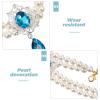 JECOMPRIS Adjustable Pearl Collar for Pets view 3