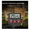 DTH74 Thermo-Hygrometer with High-Resolution LCD Display for Easy Reading in Reptile Enclosures, Egg Incubators, and Animal Shelters view 3