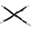 Furniture Safety Strap Set, 2-Piece, Black Nylon and Zinc Alloy Anti-Tip Anchors view 1