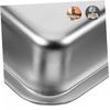 TOVINANNA Stainless Steel Odor-Free Cat Litter Box with Open Design, Stable Base, and Nonstick Coating for Small Cats and Kittens view 4