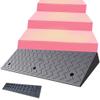 Step Curb Rubber Ramp for Wheelchair, Split with Expansion Bolts for Easy Access view 1