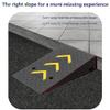 Step Curb Rubber Ramp for Wheelchair, Split with Expansion Bolts for Easy Access view 3