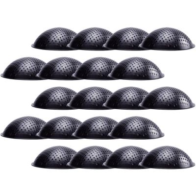 Artibetter 20-Piece Round Plant Pot Mesh Mats, Sturdy PP Plastic Drainage Grids for Flower and Bonsai Pots