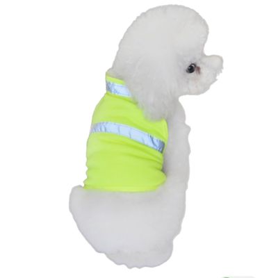 POPETPOP Reflective Breathable Dog Safety Vest, Yellow