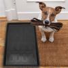 ELEOUTI 2-Piece PP Pet Cage Trays, Black, for Dog Cages view 4