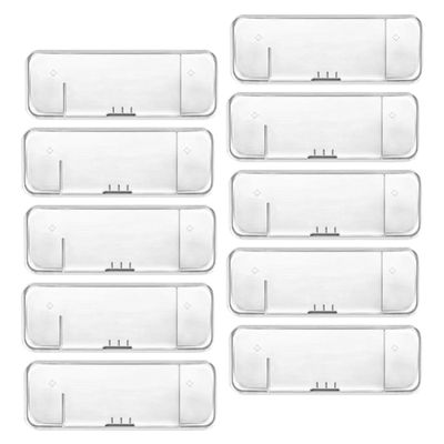 COOPHYA 10-Piece Lightweight Plastic Razor Cases