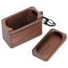 Vvikizy Handmade Protective Case for Wireless Earbuds, for 2nd-Generation Pi7 S2 Natural Wood Housing view 2