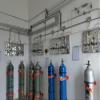Steel Oxygen Cylinder Cart with Wheels and Adjustable Strap Wall Mount view 2