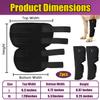 Yesmoyhe 2-Pack Dog Ankle Braces, Hock Wraps for Front and Hind Legs, Prevent Licking, Wound Care (XL) view 2