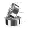 SWETRACE 2-Piece Stainless Steel Bowls with Lids view 2