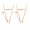Body Fat Caliper, 2-Piece Set, Beige ABS Skinfold Caliper view 1