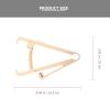 Body Fat Caliper, 2-Piece Set, Beige ABS Skinfold Caliper view 2