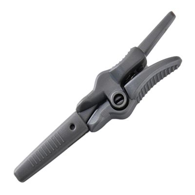 Stainless Steel and Plastic Eyebrow Scissors for Precise Trimming