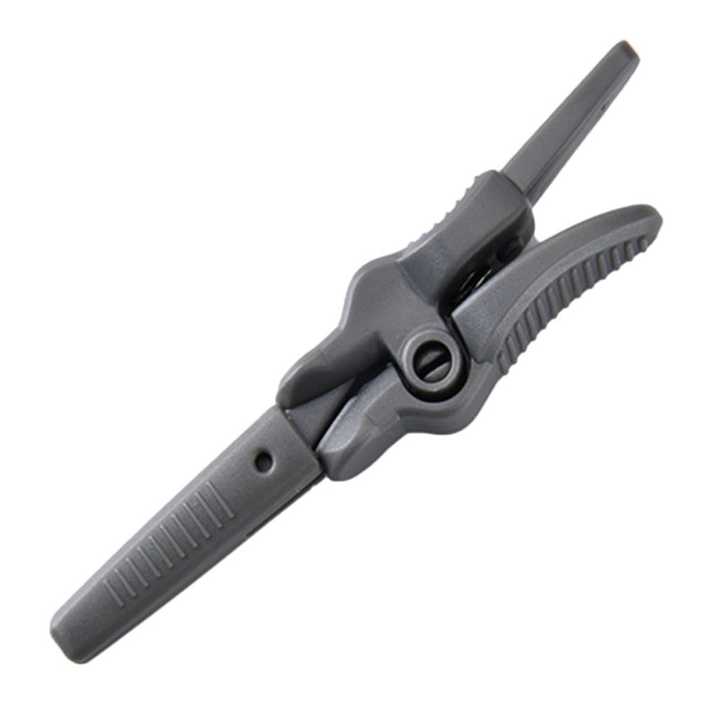 Stainless Steel and Plastic Eyebrow Scissors for Precise Trimming