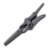 Stainless Steel and Plastic Eyebrow Scissors for Precise Trimming view 1