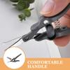 Stainless Steel and Plastic Eyebrow Scissors for Precise Trimming view 4