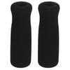 Mikikit 2-Pack Ergonomic Black Sponge Grip Pads for Crutches and Walking Canes view 1