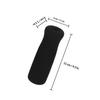 Mikikit 2-Pack Ergonomic Black Sponge Grip Pads for Crutches and Walking Canes view 2