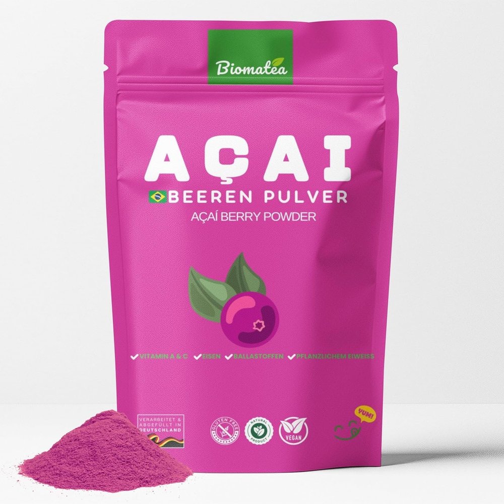 Acai Berry Powder 100 g, 100% Pure & Freeze-Dried, Vegan