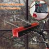 Retractable Brush and Pole for Window and Solar Panel Cleaning, Carbon Fiber and Aluminum Alloy view 2