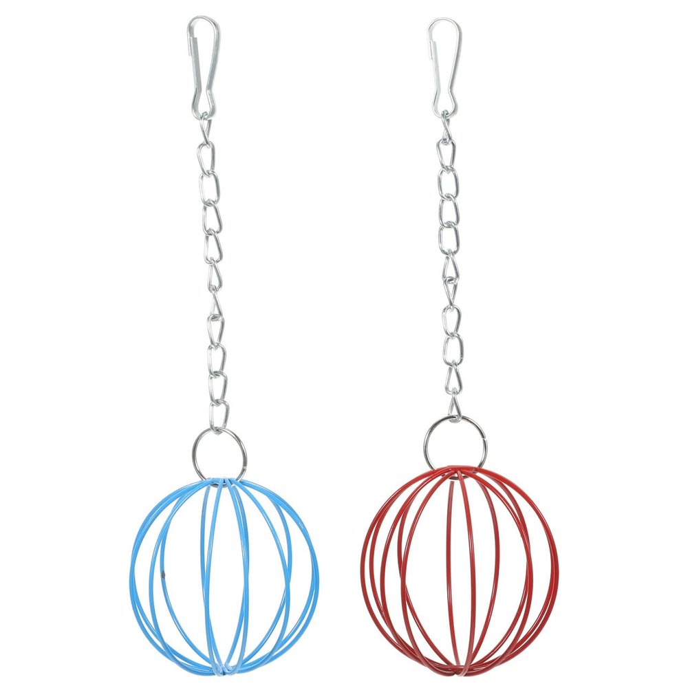 COOLHIYA 2-Pack Hanging Food Dispenser Balls for Rabbits