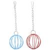 COOLHIYA 2-Pack Hanging Food Dispenser Balls for Rabbits view 1