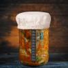 HOMOCONO Sourdough Starter Kit with Thermometer Stickers, Fabric Covers and Date Rings view 4