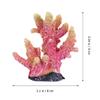 Hemobllo Artificial Orange Realistic Resin Coral Aquarium Decoration view 2