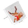DECOMELODY Large Felt Storage Basket with Christmas Cartoon Design view 2
