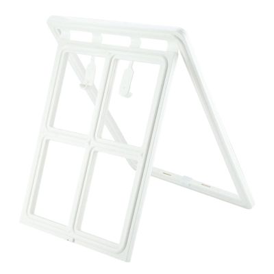 Alomejor Cat and Dog Door, Magnetically Lockable, Secure Flap for Screens and Windows, Easy to Install, Durable Pet Door