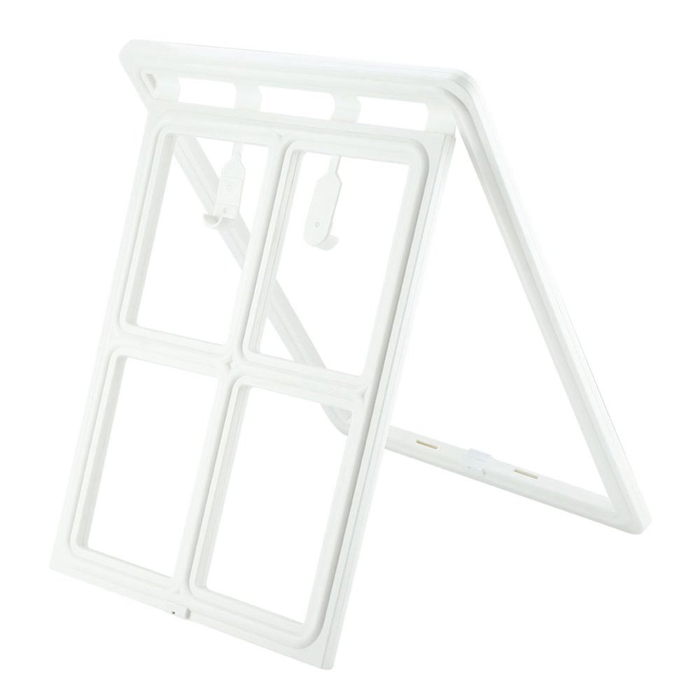 Alomejor Cat and Dog Door, Magnetically Lockable, Secure Flap for Screens and Windows, Easy to Install, Durable Pet Door